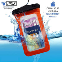iSuim Waterproof Mobile Case Underwater Full View Pouch