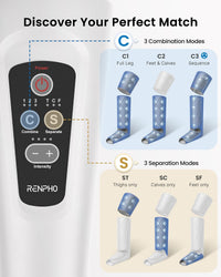 Renpho Leg Massager for Relaxation - Calf and Foot Massager