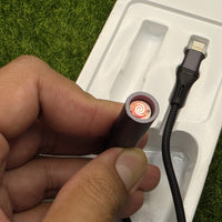 66W Built-in Cigarette Lighter Cable, USB-A to Lightning Charging Cable (2m)