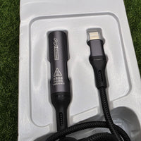 66W Built-in Cigarette Lighter Cable, USB-A to Lightning Charging Cable (2m)