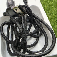 66W Built-in Cigarette Lighter Cable, USB-A to Lightning Charging Cable (2m)