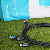 AINOPE 2-Pack 6.6ft 60W USB C to USB C Charger Cable