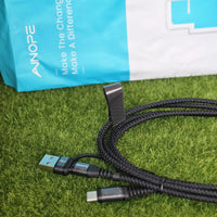 AINOPE 2-Pack 6.6ft 60W USB C to USB C Charger Cable
