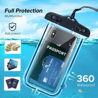 iSuim Waterproof Mobile Case Underwater Full View Pouch