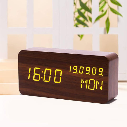 Wooden Table Clock