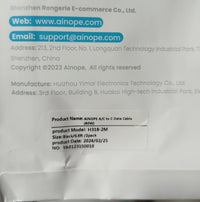 AINOPE 2-Pack 6.6ft 60W USB C to USB C Charger Cable
